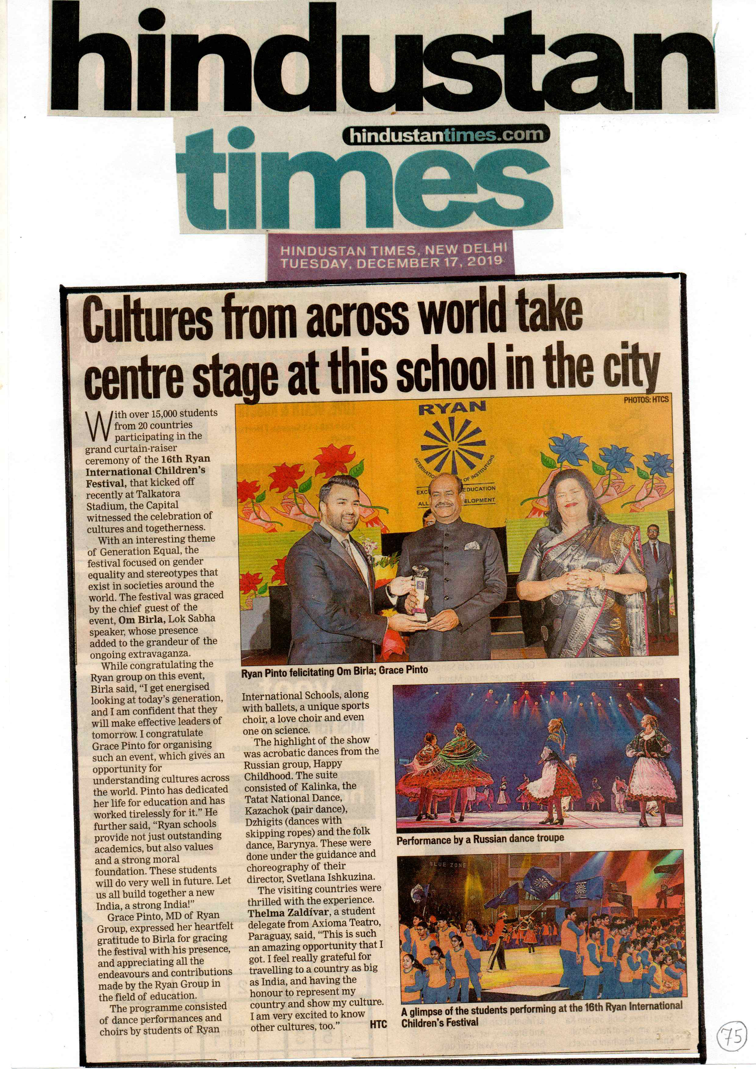 Theatre Fest - Ryan International School, Sector 39